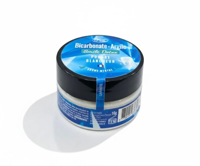 DENTI SMILE BLANCHEUR POUDRE POT BICARBONATE ARGILE 10 GR