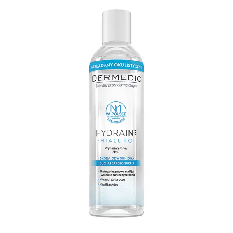 DERMEDIC HYDRAIN3 HIALURO EUA MICELLAIRE H2O 200ML