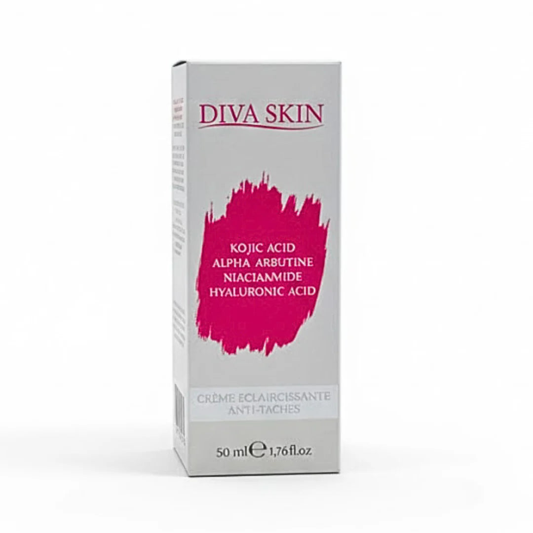 DIVA SKIN Pack Anti-Taches Crème 50ml + Gel Nettoyant 200ml + Écran Solaire Invisible SPF50+