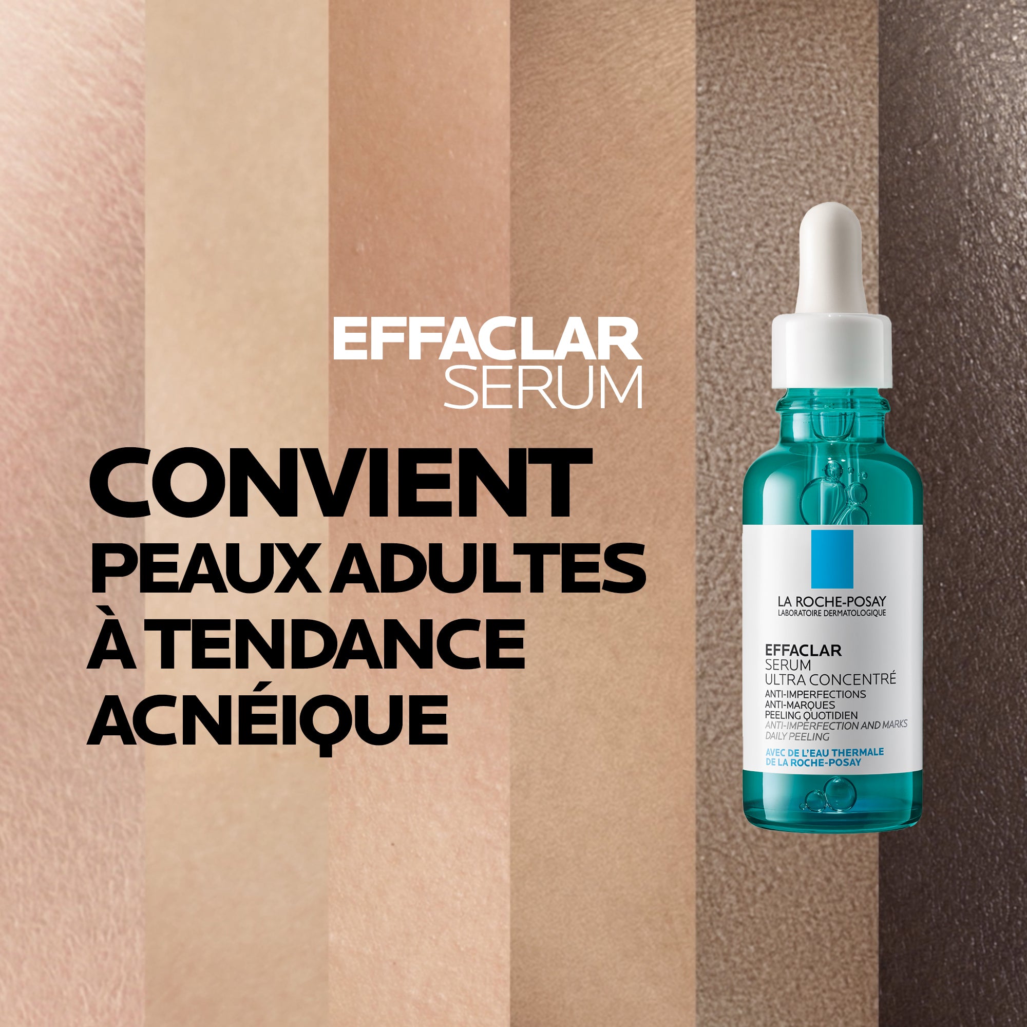 La Roche-Posay Effaclar Sérum à l'acide Salicylique Ultra Concentré | Peau à tendance acnéique | 30ml