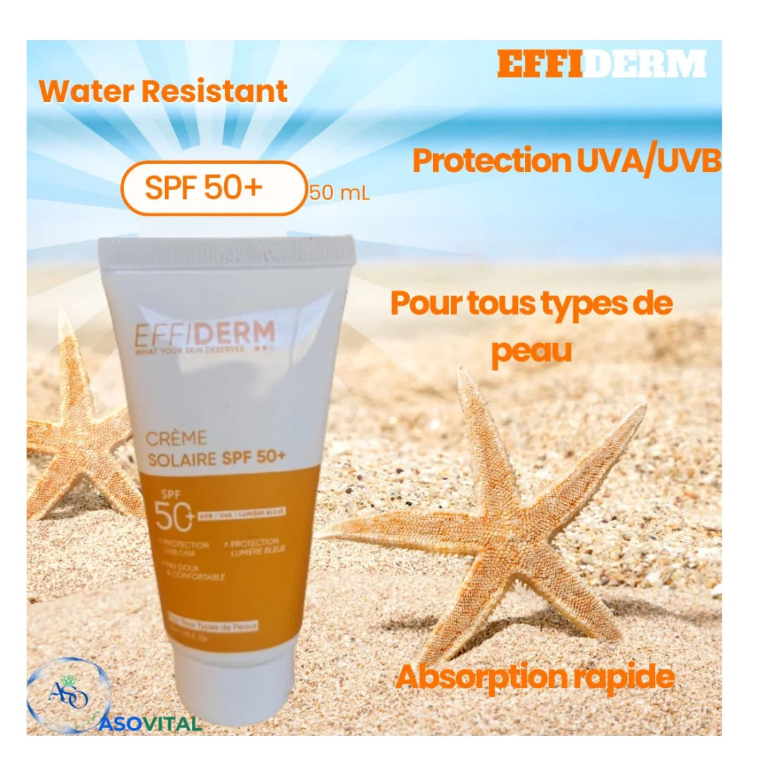 EFFIDERM CREME SOLAIRE INVISIBLE SPF50+50ML