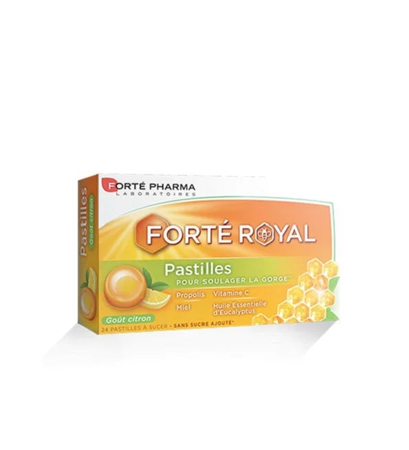 FORTE PHARMA FORTE ROYAL PASTEILLES MIEL 24