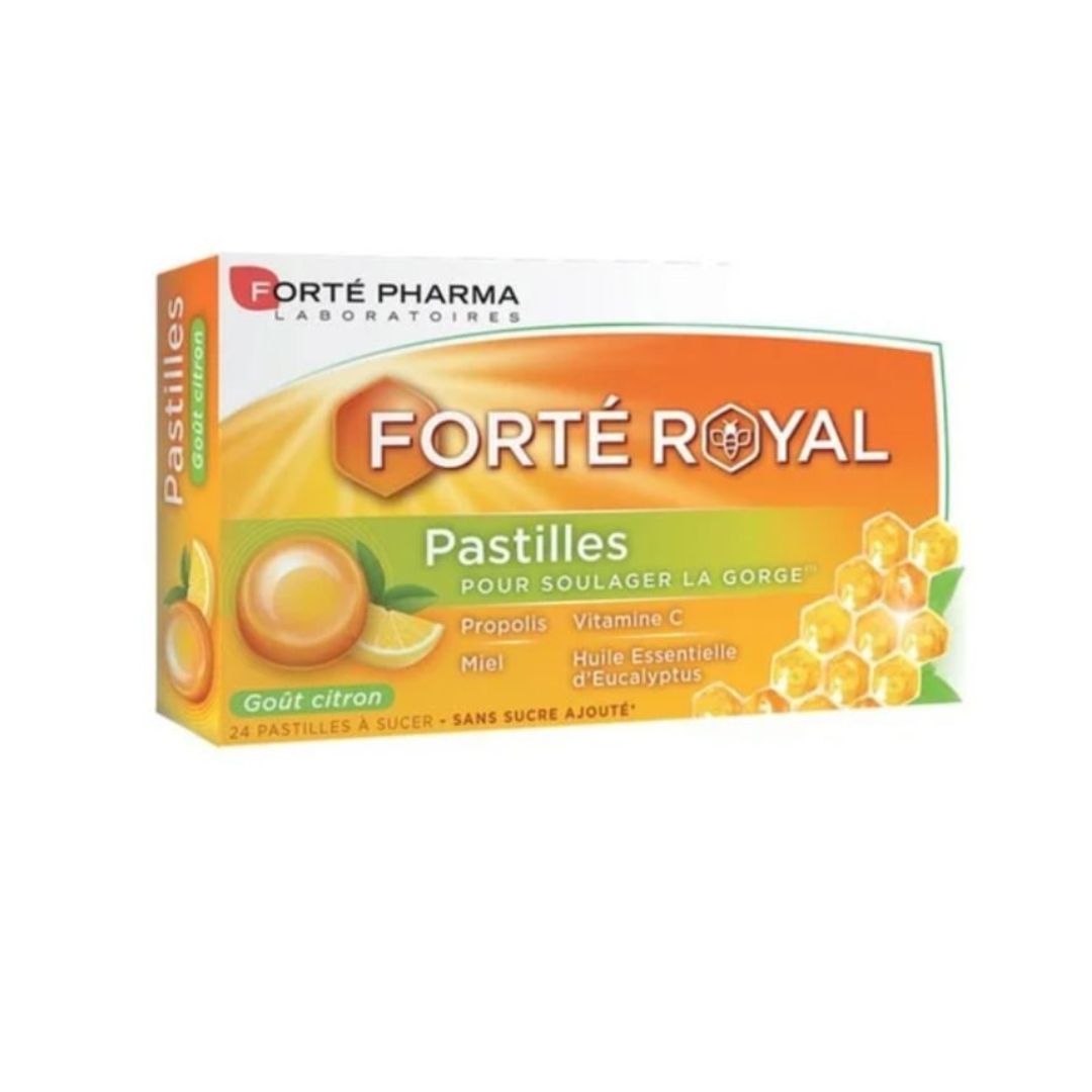 FORTE PHARMA FORTE ROYAL PASTILLES CITRON 24CP