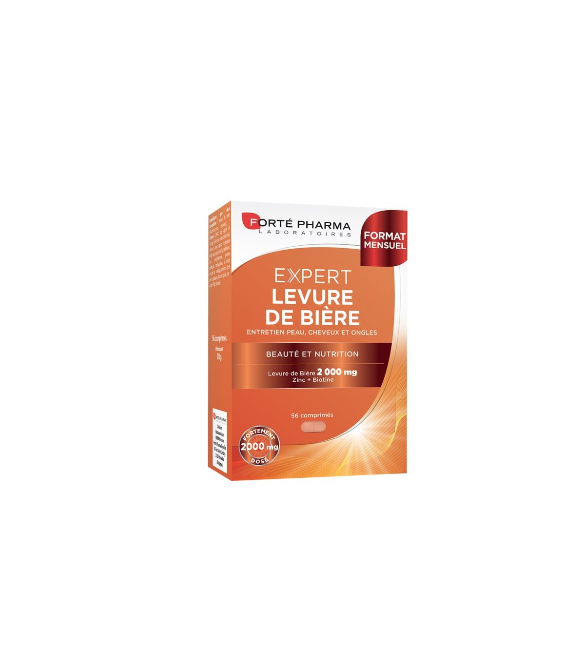 FORTE PHARMA LEVURE DE BIERRE 2000MG 56 CPS