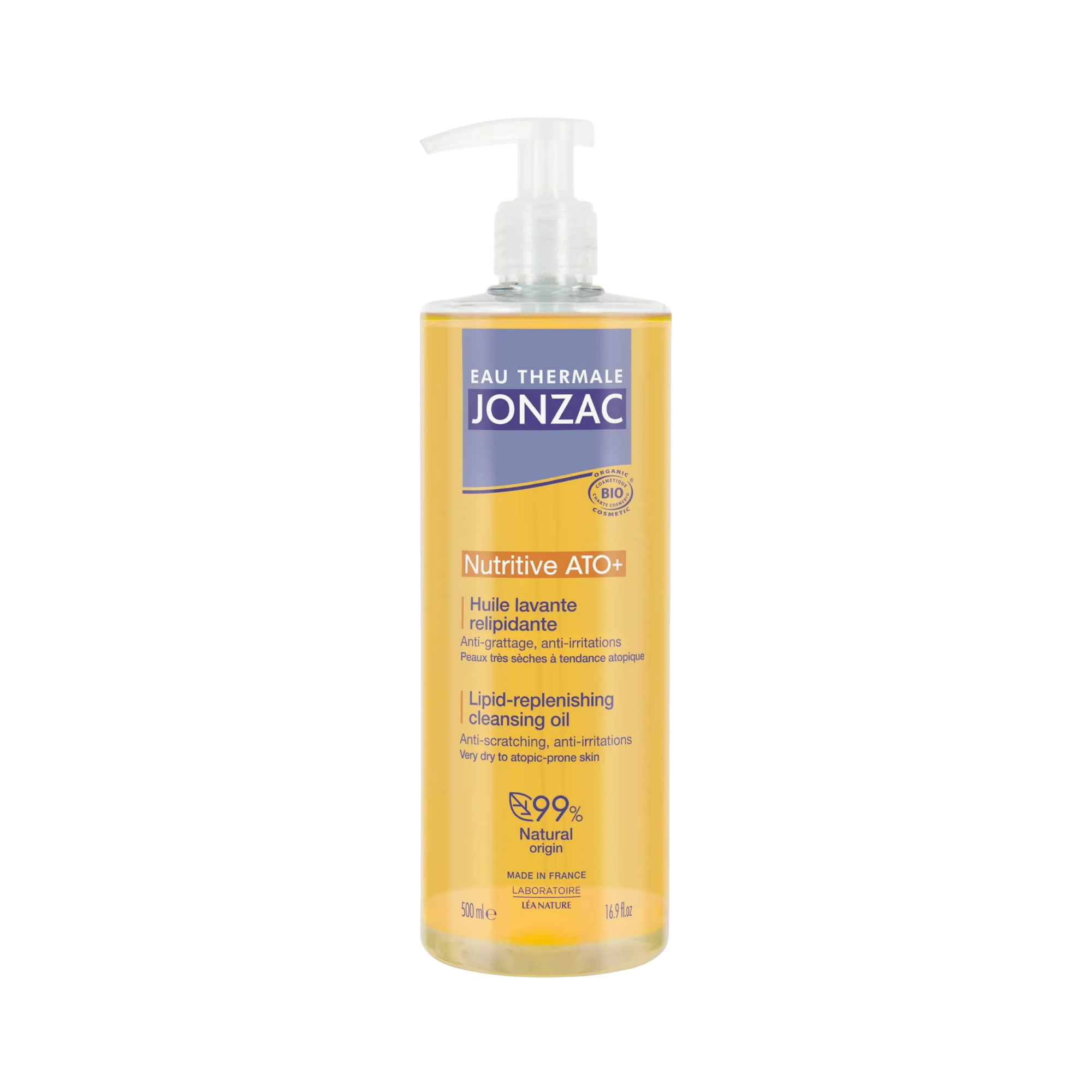 JONZAC HUILE LAVANTE RELIPIDANTE 500ML nutritive ato+
