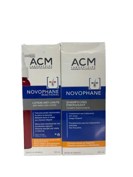 PACK DSB NOVOPHANE RECTIONAL LOTION 100ML + SHAMPOOING ENERGISANT 200 ML