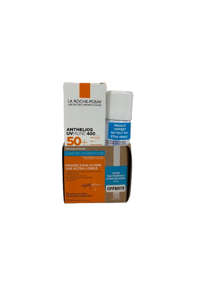 PACK ROCHE POSAY ANTHELIOS FONDANTE UVMUNE 400 INVISIBLE+EAU THERMALE 50ML
