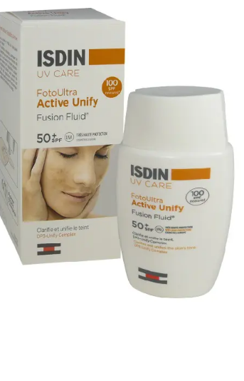 ISDIN Foto Ultra Active Unify Transparent Spf50+ 50ml