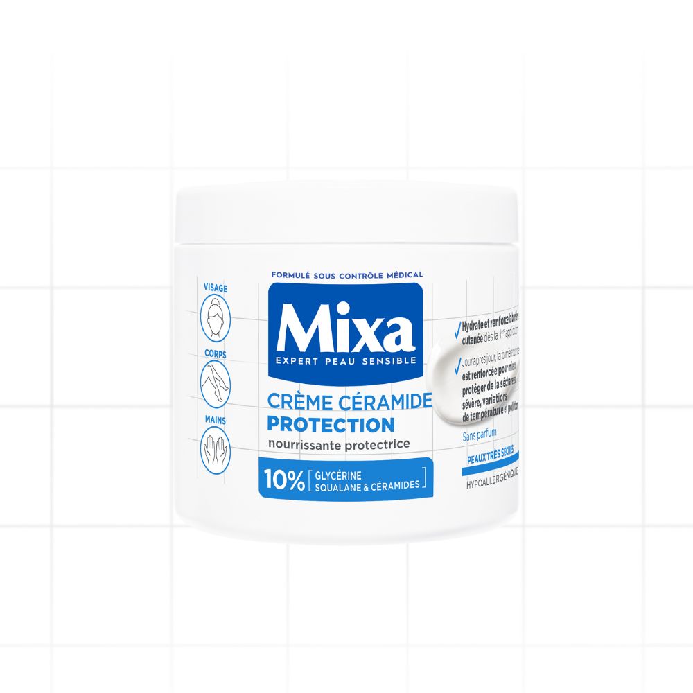 MIXA CRÈME CÉRAMIDE PROTECTION – VISAGE, CORPS, MAINS 400ML