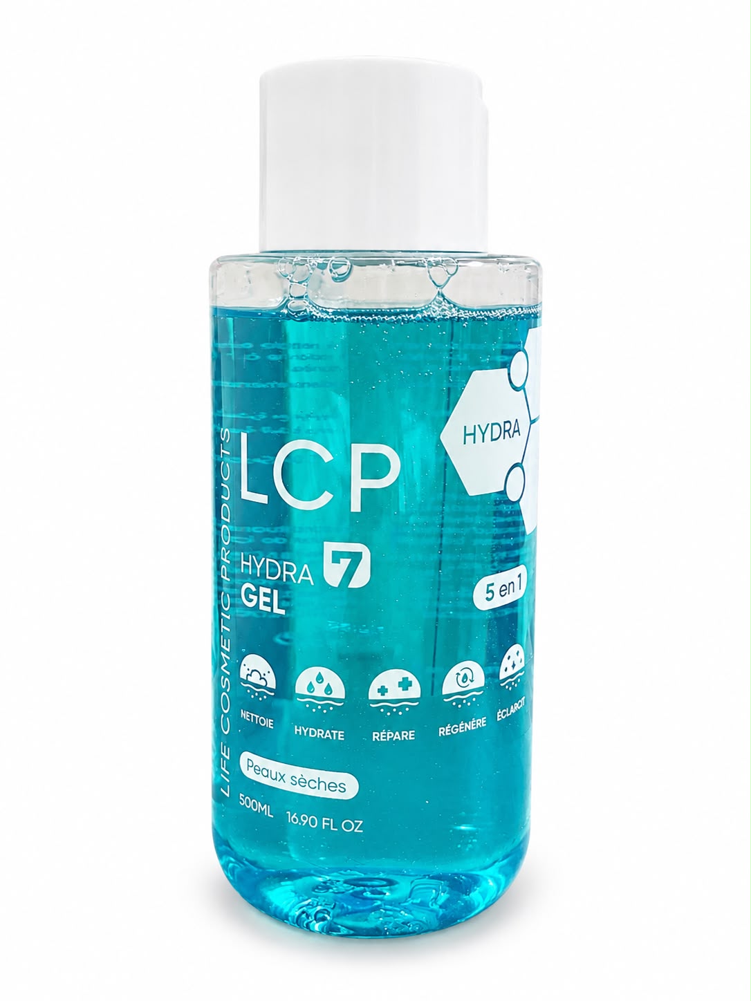 LCP HYDRA 7 GEL NETTOYANT PEAU SECHES 500ML