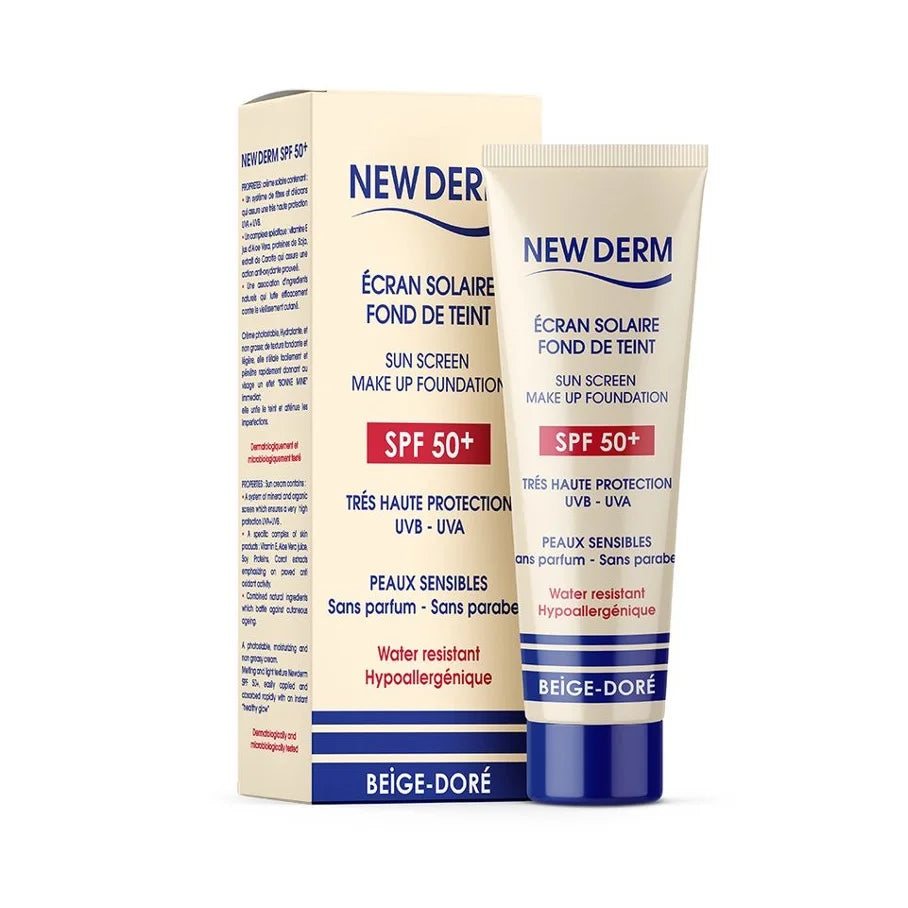 NEW-DERM SPF50 BEIGE DORE
