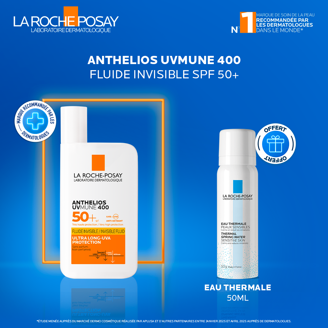 Offre Exclusive – Anthelios Fluide Invisible +Eau Thermal Offert