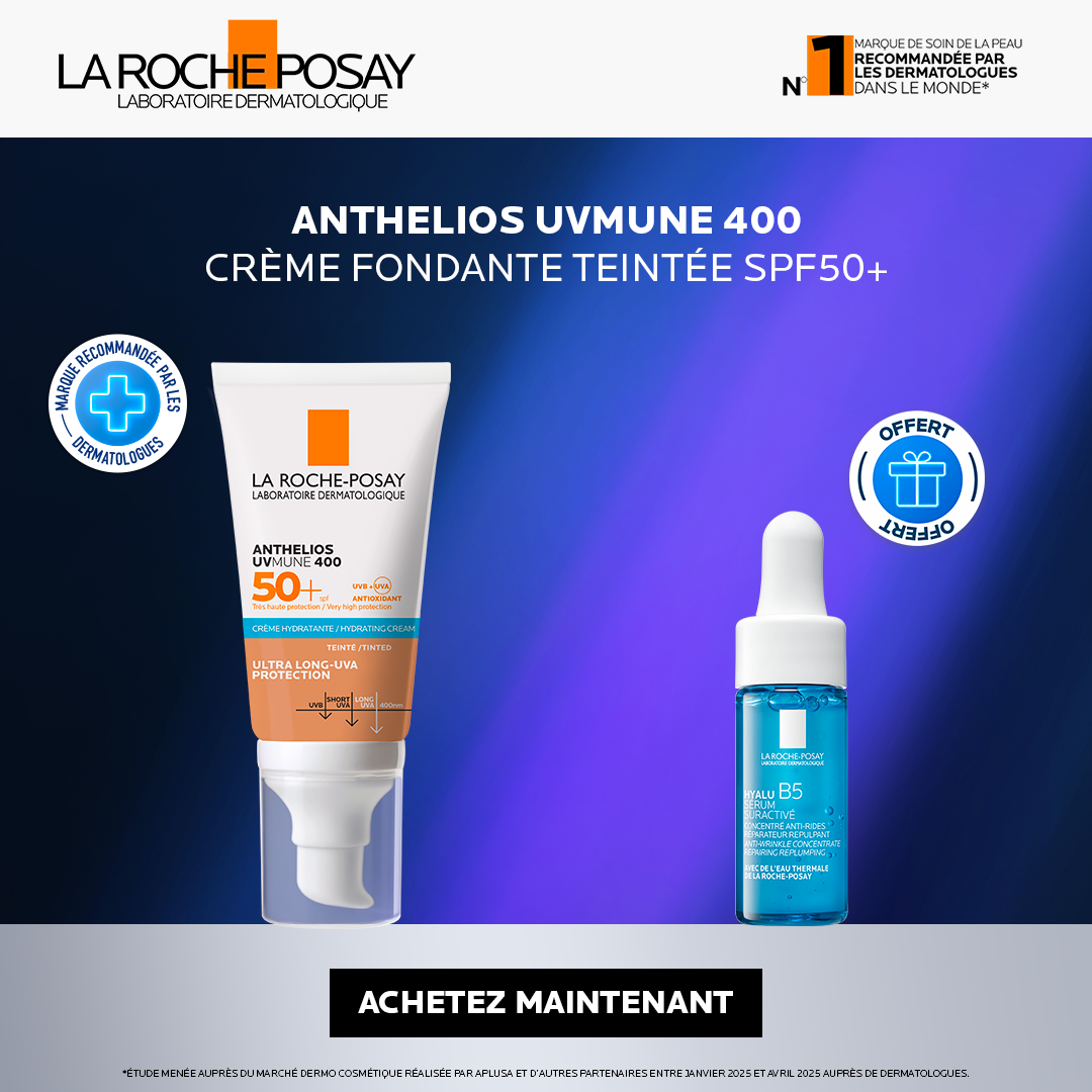 Offre Ramadan La Roche-Posay : Crème Fondante Teintée +Hyalu B5 Offert
