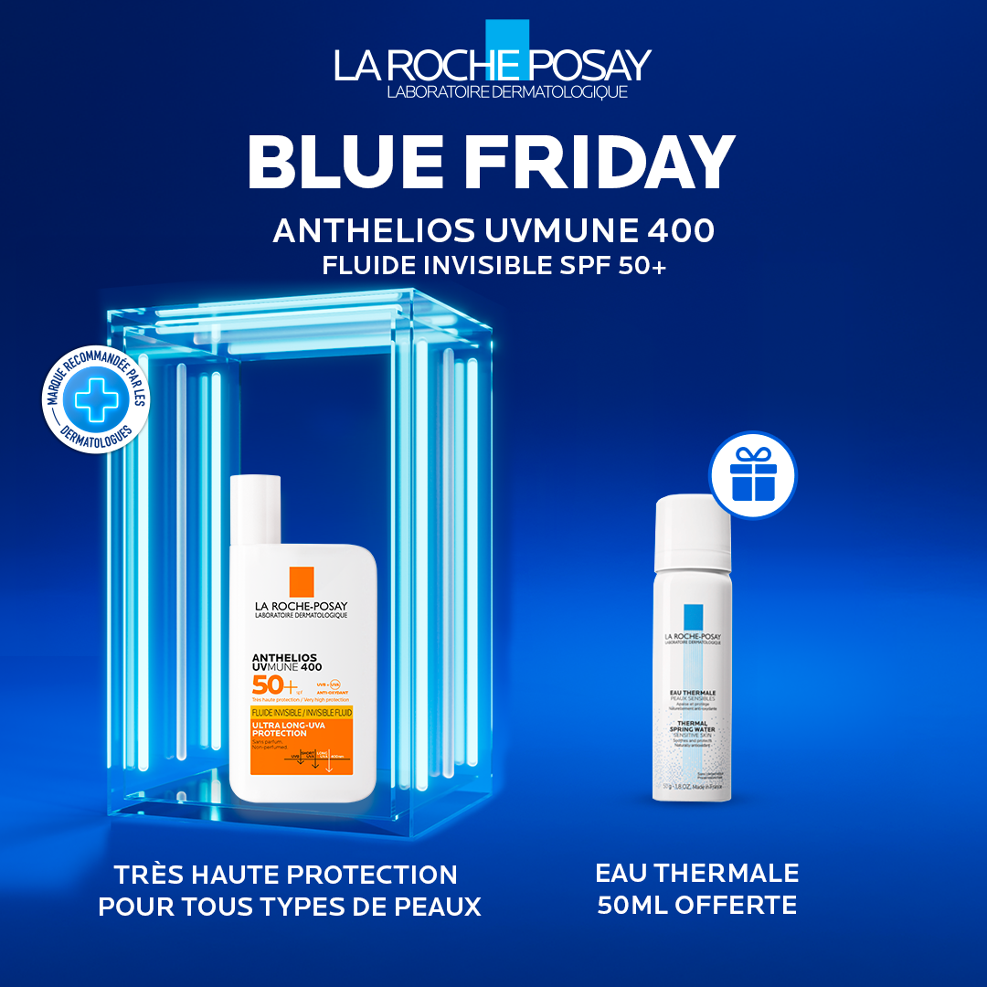 La Roche-Posay ANTHELIOS UVMUNE 400 Crème Solaire Fluide Invisible | peaux sensibles | 50ml