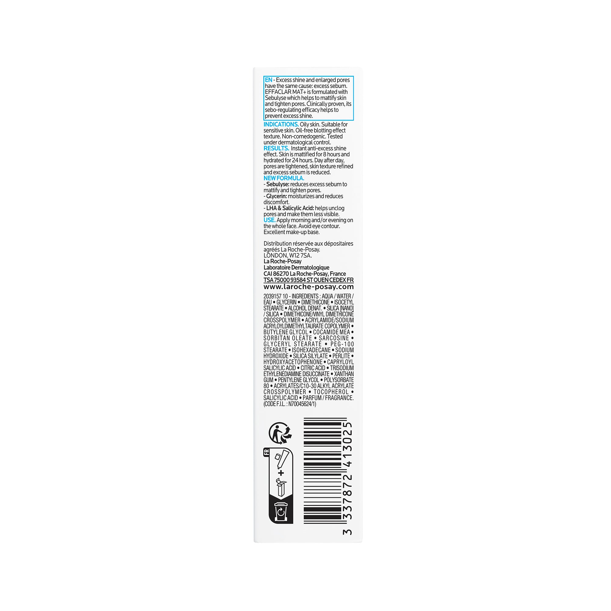 LA ROCHE POSAY Effaclar Mat+ | 40ML