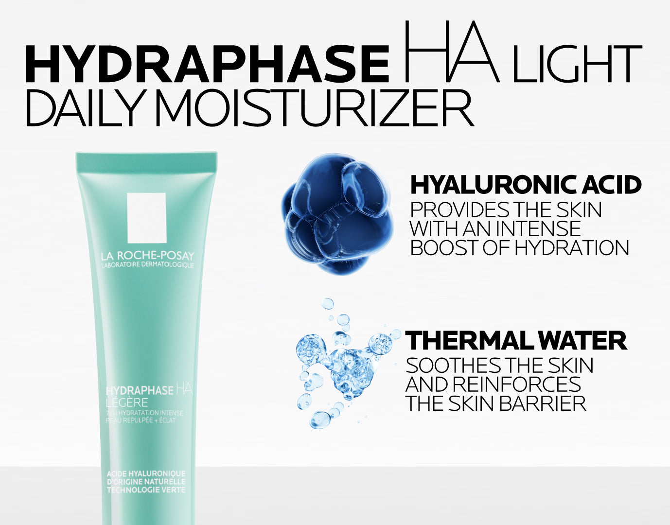 La Roche-Posay Hydraphase HA Légère Crème Hydratante Peau Normale à Mixte | 50ml