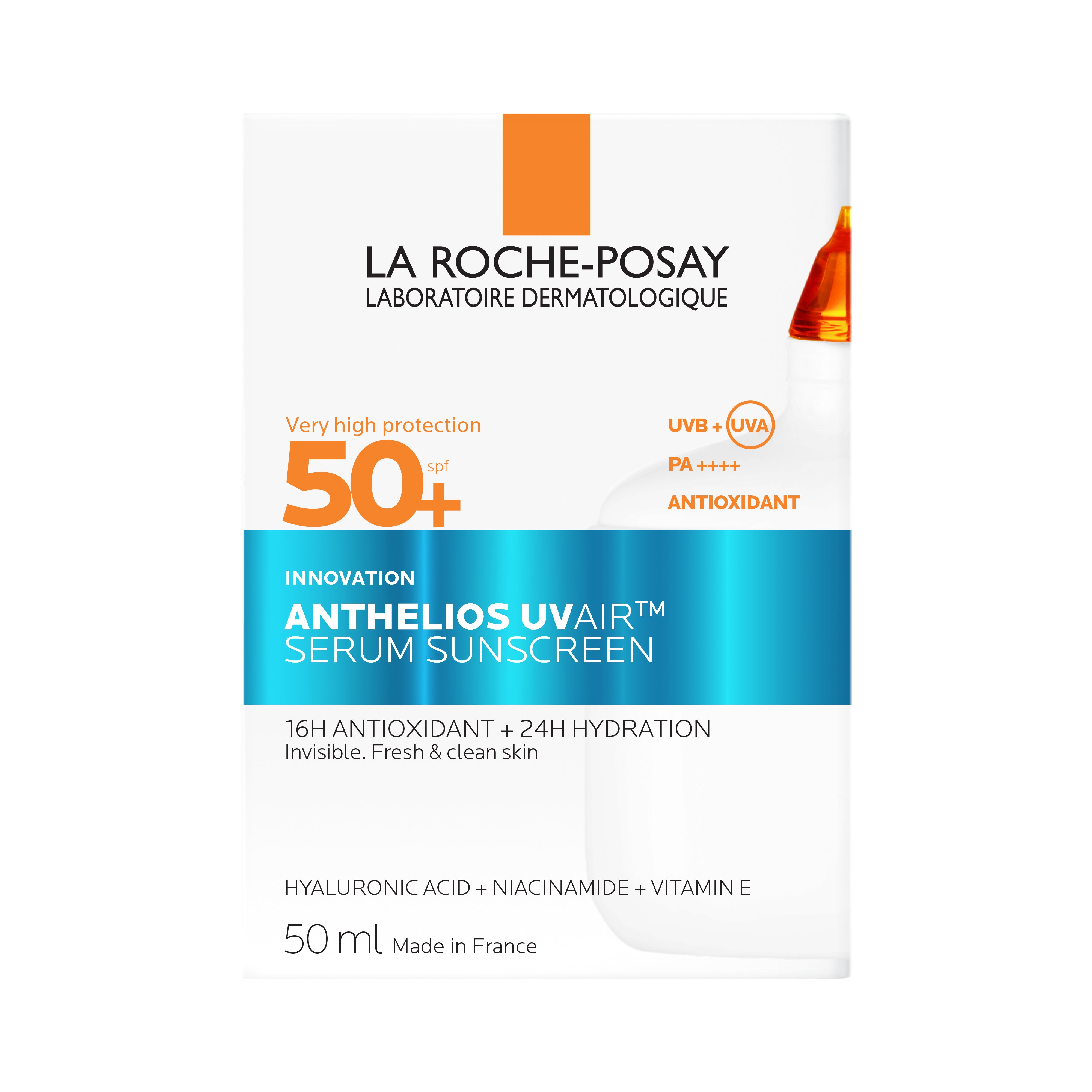 La Roche-Posay Anthelios UVAIR Sérum Solaire SPF50+ | Tous types de peaux | 50ml