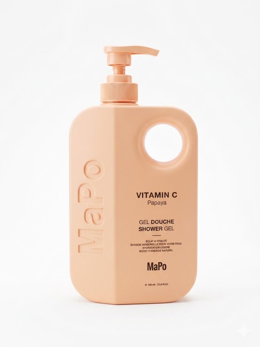 MAPO GEL DOUCHE A LA VITAMINE C (PAPAYA) 700ml