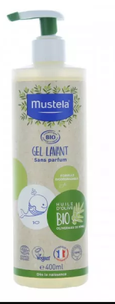 MUSTELA BIO Gel Lavant Corps & Cheveux 400ml