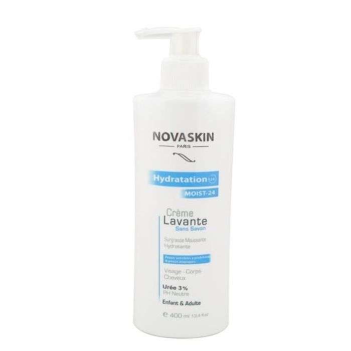 NOVASKIN CREME LAVANTE CORPS VISAGE ET CHEVEUX 400ML