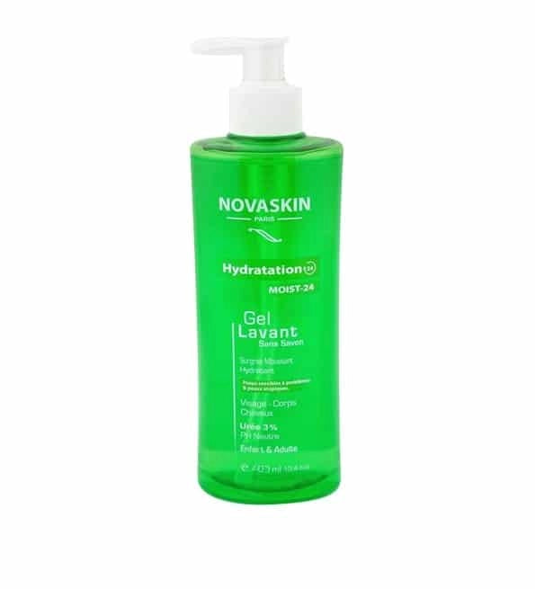 NOVASKIN GEL LAVANT CORPS ET VISAGE ET CHEVEUX 400ML