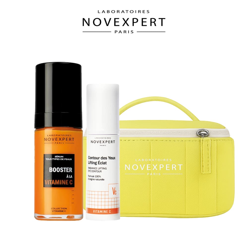 NOVEXPERT PACK BOOSTER VITAMINE C + CONTOUR DES YEUX = TROUSSE OFFERTE