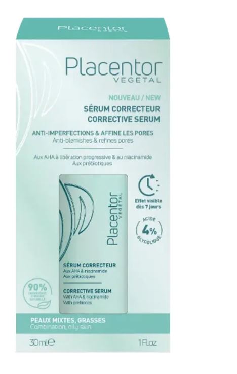 Placentor Végétal Sérum Correcteur Peaux Mixtes à Grasses 30ml