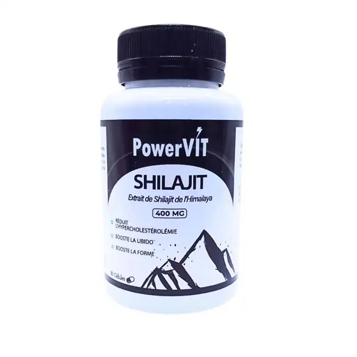 POWERVIT SHILAJIT 400MG 30 GELULES
