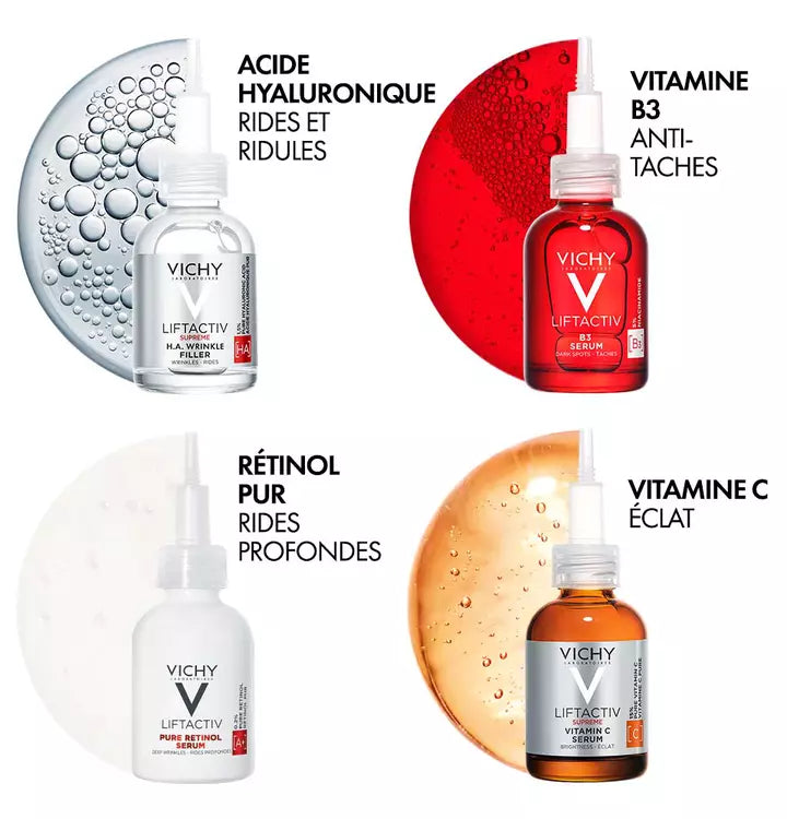 Vichy Liftactiv RETINOL Serum | Soin anti-rides | Tous types de peaux | 30ml