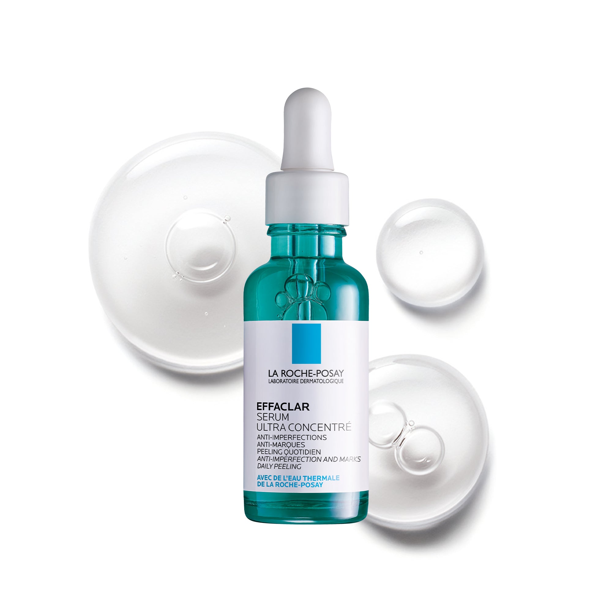 La Roche-Posay Effaclar Sérum à l'acide Salicylique Ultra Concentré | Peau à tendance acnéique | 30ml