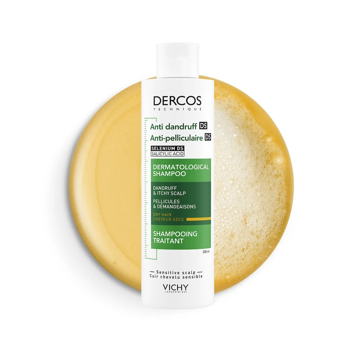VH DERCOS SHP ANTI-PELLICULAIRES DS SECHES 200ML+50ML OFFERTE