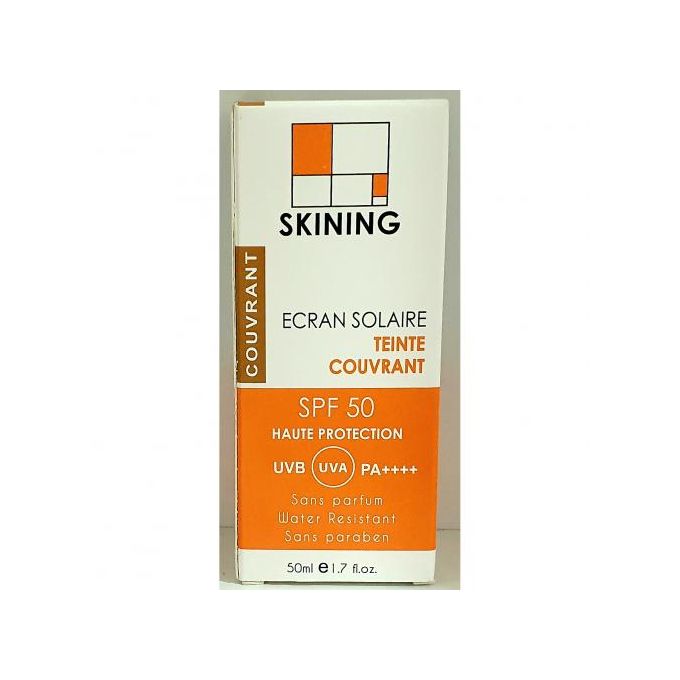 SKINING ECRAN SOLAIRE TEINTE COUVRANT SPF50+