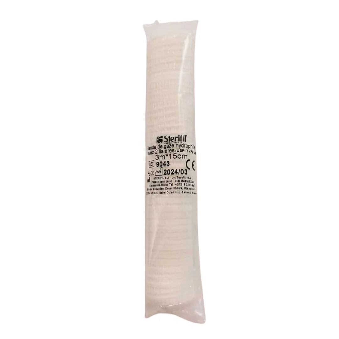 URGO BANDE DE GAZE 3M*15CM