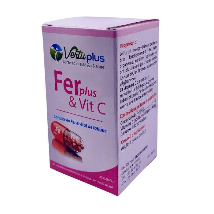 VERTUPLUS FER VITAMINE C VERTUPLUS 30 GEL