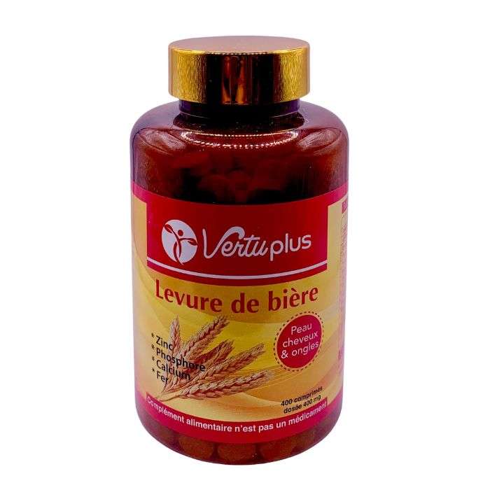 VERTUPLUS LEVURE DE BIERE 400MG 400CP