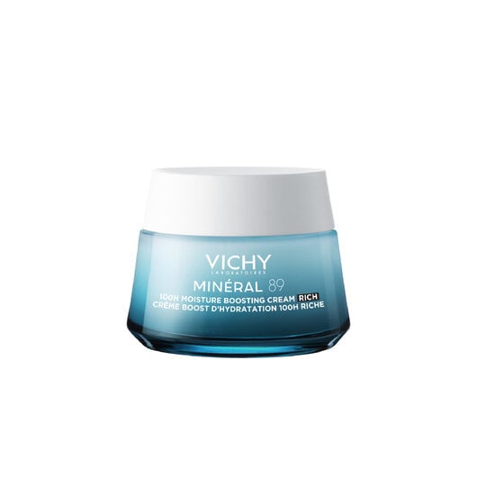 VICHY MINÉRAL 89 CRÈME RICHE BOOST D’HYDRATATION 100H SANS PARFUM