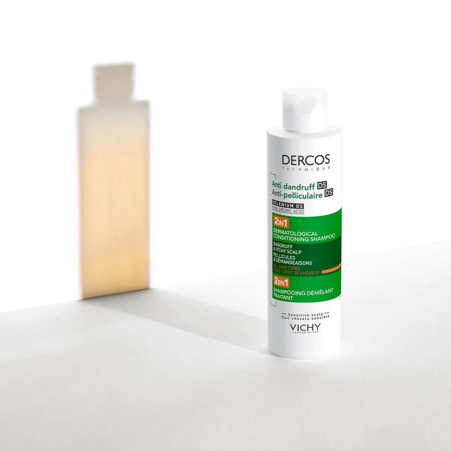 VICHY DERCOS SHAMPOOING 2EN1 ANTI-PELLICULAIRE DS ET DÉMÊLANT 200ML