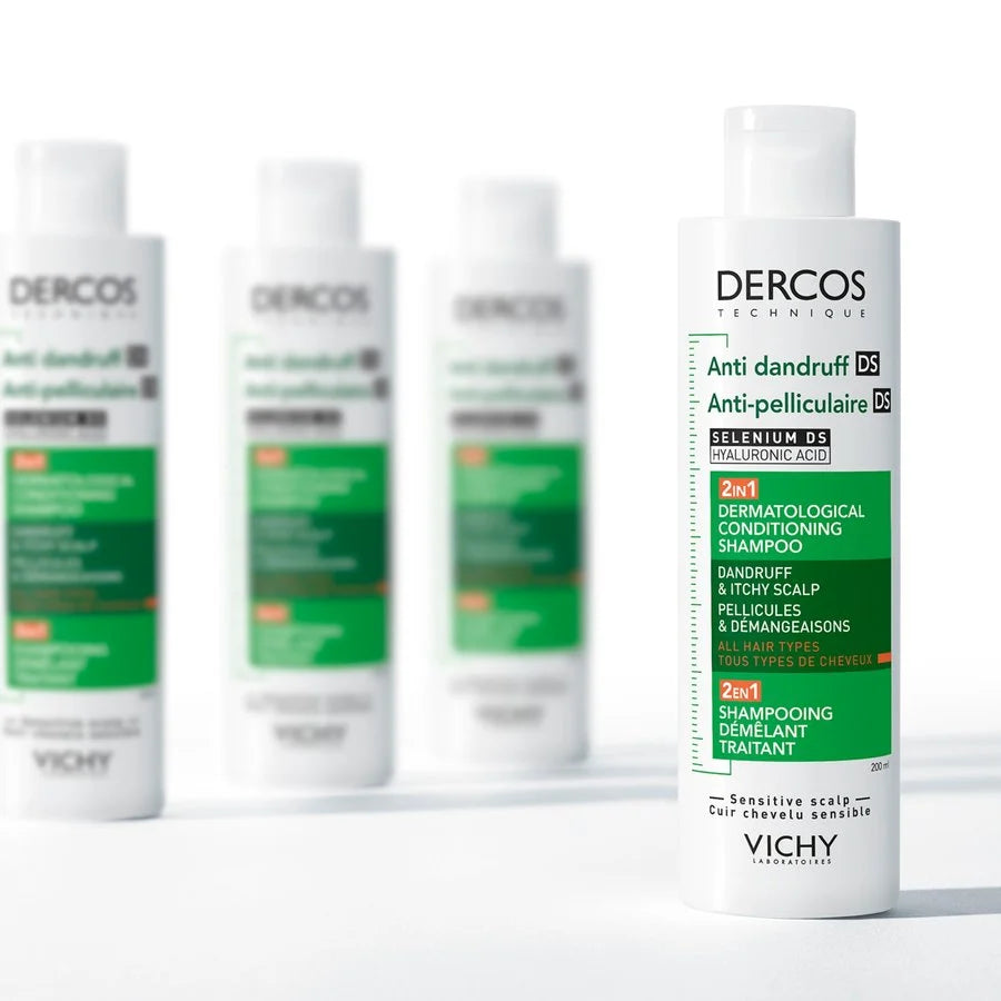VICHY DERCOS SHAMPOOING 2EN1 ANTI-PELLICULAIRE DS ET DÉMÊLANT 200ML