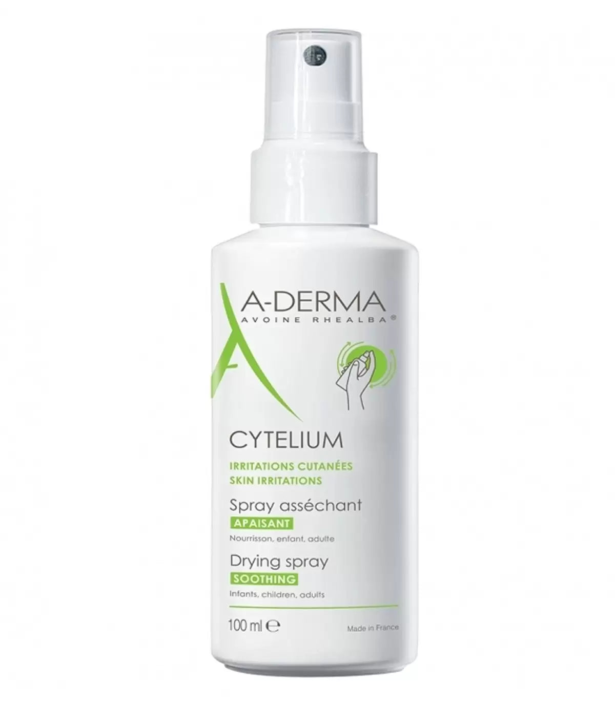 A-DERMA — CYTELIUM SPRAY ASSÉCHANT APAISANT — Spray asséchant — CYTELIUM