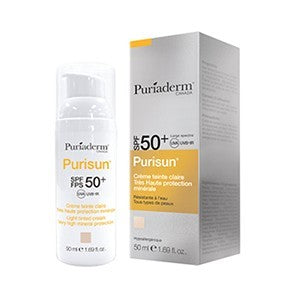 PURIADERM PURISUN ECRAN SPF50 TEINTE CLAIRE 50 ML