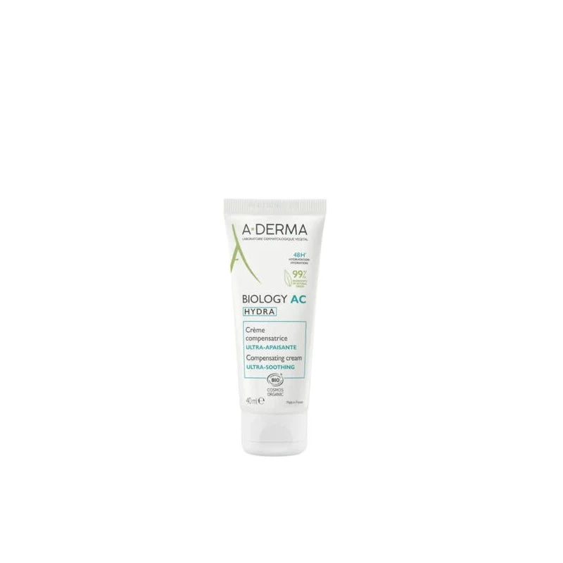 A-DERMA — BIOLOGY AC HYDRA CRÈME VISAGE HYDRATANTE COMPENSATRICE — Crème hydratante — PHYS-AC HYDRA