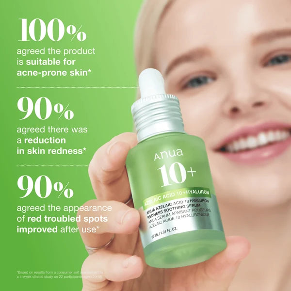 AZELAIC ACID 10 HYALURON REDNESS SOOTHING SERUM 30mL_GLB