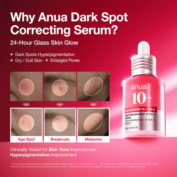 ANUA NIACINAMIDE 10%+TXA 4% SERUM 30ML