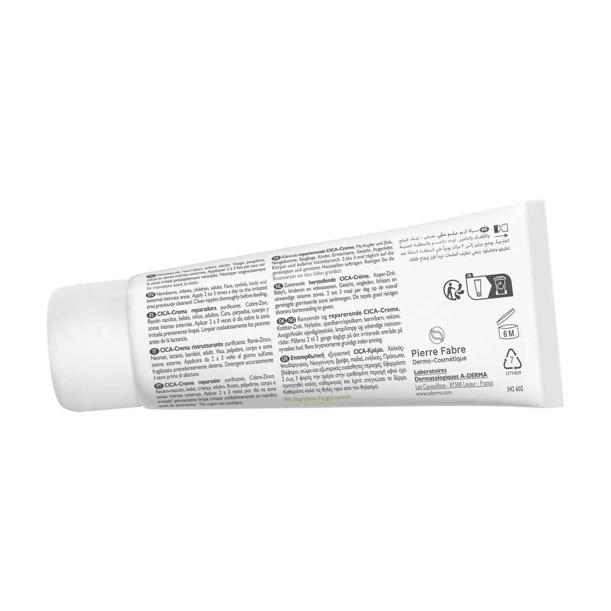 A-D DERMALIBOUR+ CICA Crème réparatrice assainissante 50ML