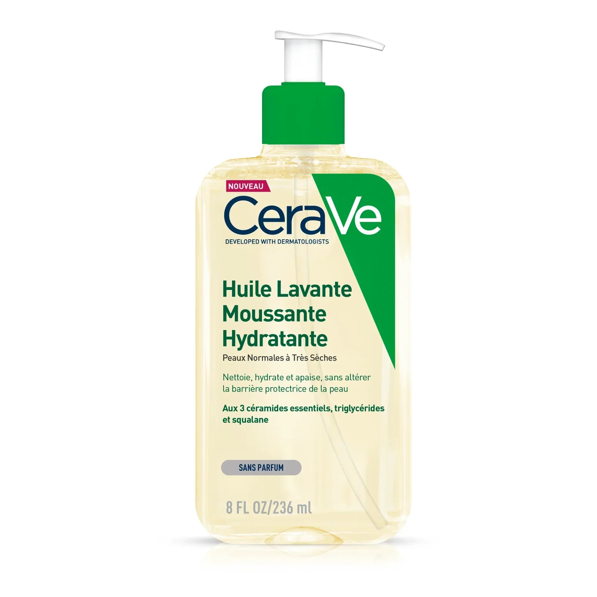 CeraVe – Huile Lavante Moussante Hydratante – 236 ml