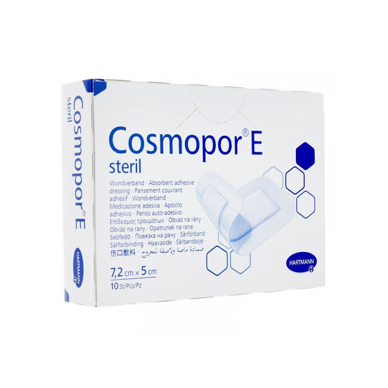 HRTM Cosmopor Stérile Pansement adhésif 7,2*5cm 10U