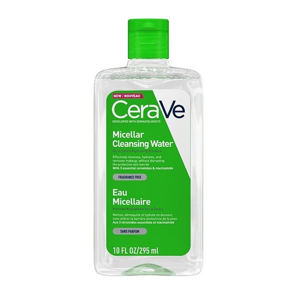 CeraVe – Eau Micellaire Démaquillante Hydratante – 295 ml