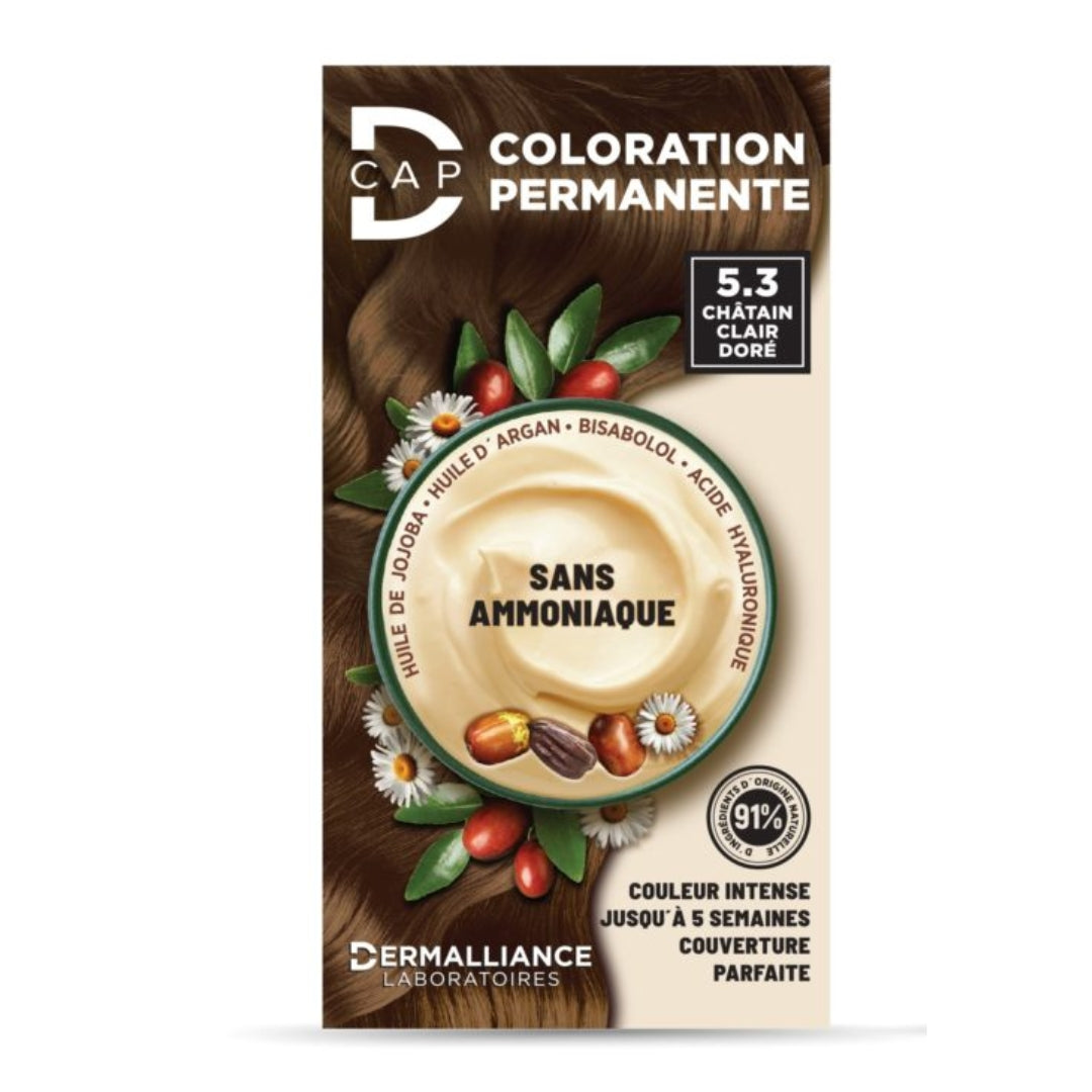 D-CAP COLORATION PERMANENTE # 5.3 CHATAIN CLAIR DORE
