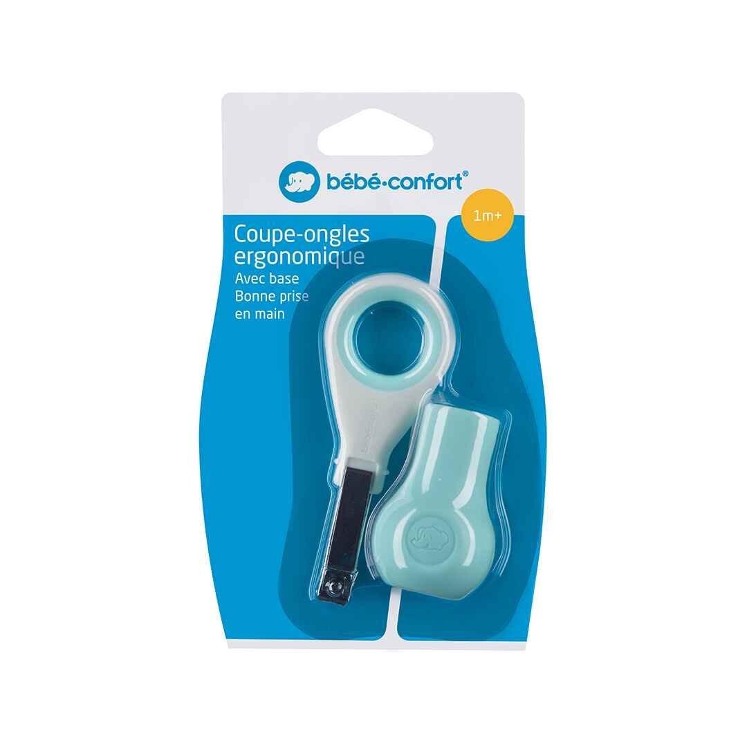 BB CONF COUPE-ONGLES ERGONOMIQUE AVEC BASE - WW TURQUOIS