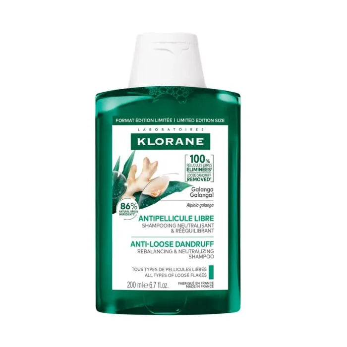 KLORANE SHAMPOIING ANTIPELLICULAIRE GALANGA 200ML